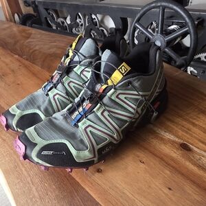 Salomon Women s SPEEDCROSS 3 CS W-W Light TT Lucite Green Mystic Purple 10.5 US